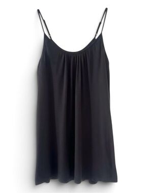 Express Black Scoop Neck Built in Shelf Bra Cami Top Size Small